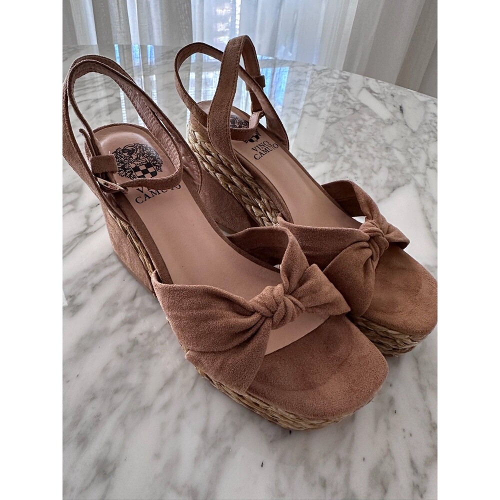 Vince Camuto Clarinna Espadrille Platform Sandal Heel NEW Without Box US 6 36